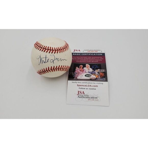 Monte Irvin Signed Baseball Rawlings Official National League JSA COA NY Giants - Picture 1 of 10